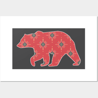 Bear Pattern - 5 Posters and Art